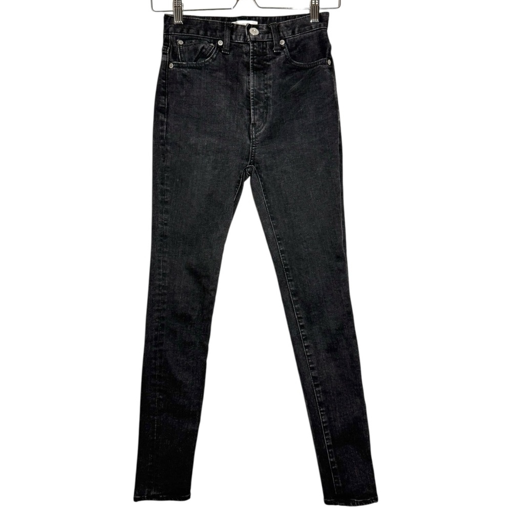 Moussy Black High Rise Casual Classic Skinny Jeans - 24